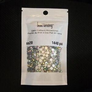 Bead Landing Glass Flatback Rhinestones - Multicolor
